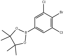 2-(4-溴-3,5-二氯苯基)-4,4,5,5-四甲基-1,3,2-二氧杂硼烷/942069-45-6